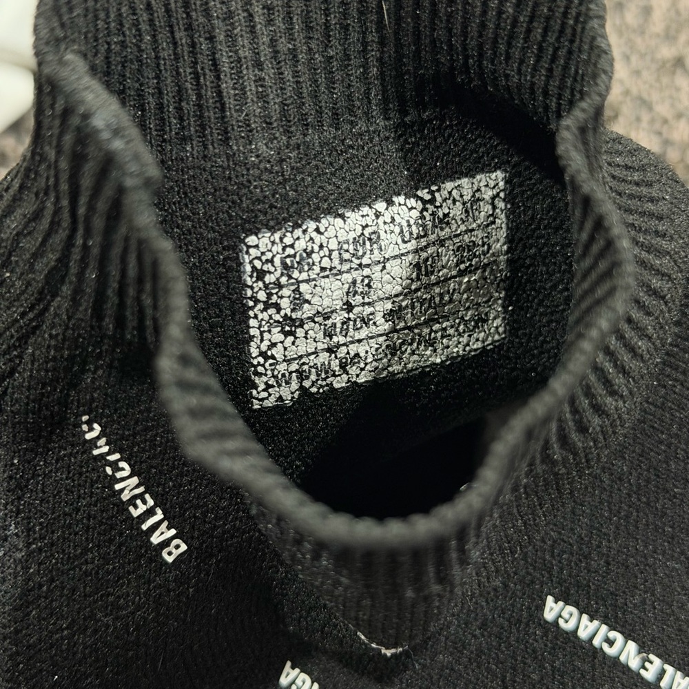Balenciaga Monogram all Over Logo Speed Trainer Sneakers - Picture 8 of 10